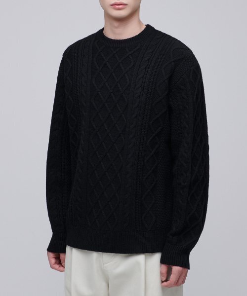 1PIU1UGUALE3 RELAX 長袖モックネックシャツ M ホワイト ウノピゥ