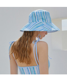 VIKINI VENDER（ビキニベンダー）の「キフィバケットハット - ブルーストライプ（ハット）」