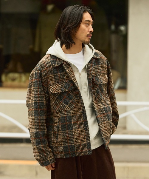 テックツイード オーバーサイズCPOジャケット/ UVカット【THE CRAFT