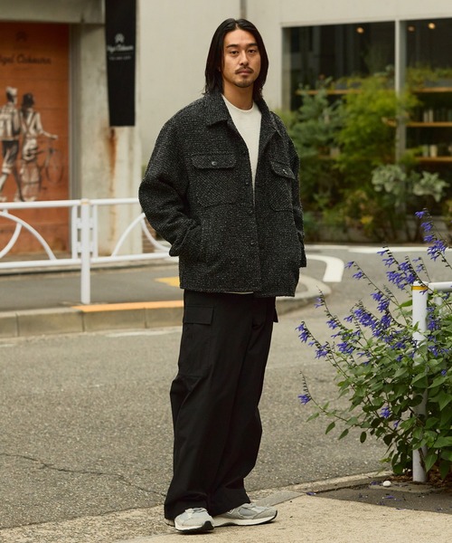 テックツイード オーバーサイズCPOジャケット/ UVカット【THE CRAFT