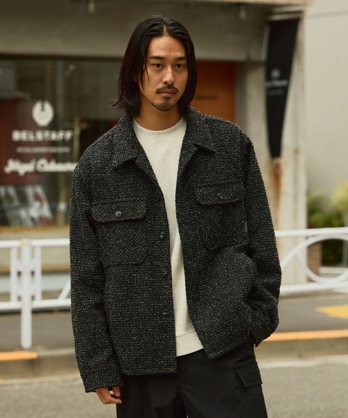 テックツイード オーバーサイズCPOジャケット/ UVカット【THE CRAFT