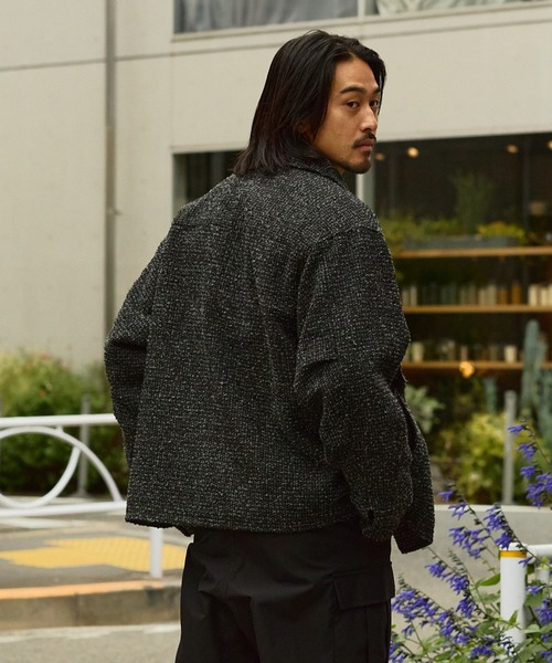 テックツイード オーバーサイズCPOジャケット/ UVカット【THE CRAFT