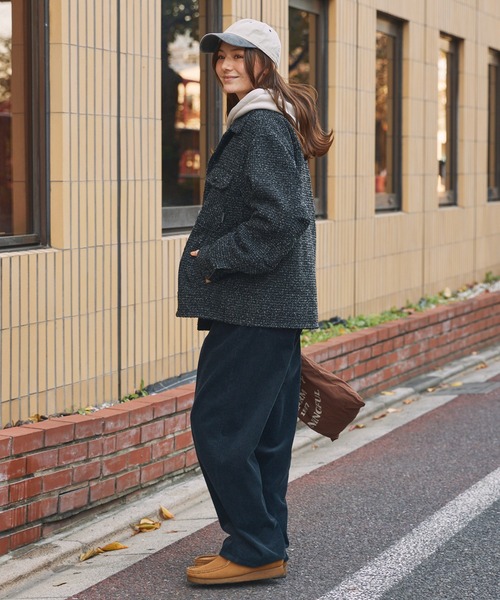 テックツイード オーバーサイズCPOジャケット/ UVカット【THE CRAFT