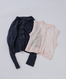 duei（デュイ）の「シアーモヘアアンサンブルニットカーディガン（アンサンブル）」