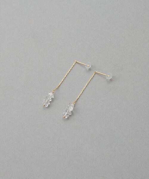 【未開封・ギフト仕様】ete [シャンデリア] K18YG クォーツ ピアス シャンデリア] K18YG クォーツ ピアス（ピアス（両耳用））｜ete（エテ