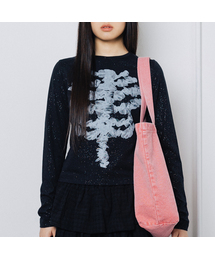 WEBHOUSE（ウェブハウス）の「レースボンエンジェルロングスリーブ - ブラック（Tシャツ/カットソー）」