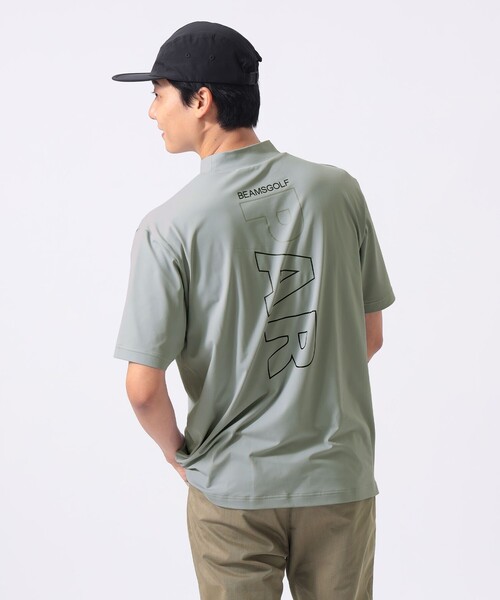 BEAMS GOLF（ビームスゴルフ）の「〈MEN〉ORANGE LABEL / PARロゴ モックネック（吸水速乾・UVカット）（Tシャツ/カットソー・メンズ・グレー/ネイビー/ホワイト・SMALL/MEDIUM/LARGE/X-LARGE）」の3枚目の写真