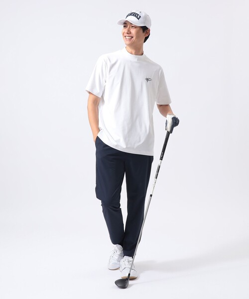 BEAMS GOLF（ビームスゴルフ）の「〈MEN〉ORANGE LABEL / PARロゴ モックネック（吸水速乾・UVカット）（Tシャツ/カットソー・メンズ・グレー/ネイビー/ホワイト・SMALL/MEDIUM/LARGE/X-LARGE）」の6枚目の写真