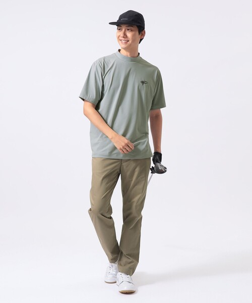 BEAMS GOLF（ビームスゴルフ）の「〈MEN〉ORANGE LABEL / PARロゴ モックネック（吸水速乾・UVカット）（Tシャツ/カットソー・メンズ・グレー/ネイビー/ホワイト・SMALL/MEDIUM/LARGE/X-LARGE）」の11枚目の写真