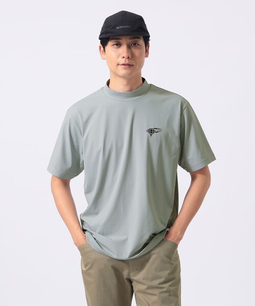 BEAMS GOLF（ビームスゴルフ）の「〈MEN〉ORANGE LABEL / PARロゴ モックネック（吸水速乾・UVカット）（Tシャツ/カットソー・メンズ・グレー/ネイビー/ホワイト・SMALL/MEDIUM/LARGE/X-LARGE）」の10枚目の写真