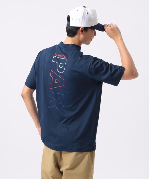 BEAMS GOLF（ビームスゴルフ）の「〈MEN〉ORANGE LABEL / PARロゴ モックネック（吸水速乾・UVカット）（Tシャツ/カットソー・メンズ・グレー/ネイビー/ホワイト・SMALL/MEDIUM/LARGE/X-LARGE）」の8枚目の写真