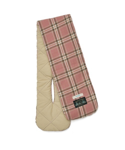 ROCKFISH WEATHERWEAR(ロックフィッシュウェザーウェア)の「PADDED NYLON SCARF(マフラー・レディース・ブラック/クリーム/スカイブルー/マスタード/ベージュ・FREE)」の2枚目の写真