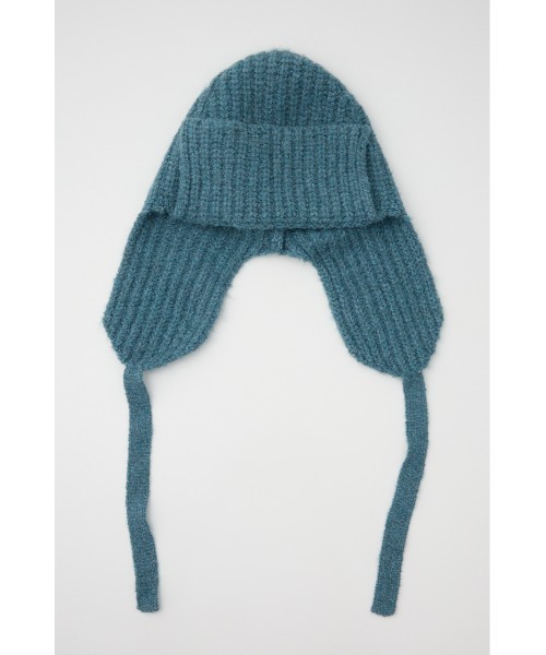 RODEO CROWNS WIDE BOWL（ロデオクラウンズワイドボウル）の「イヤーフラップニットキャップ（キャップ・レディース・ブルー/グレー/ブラック・FREE）」の8枚目の写真