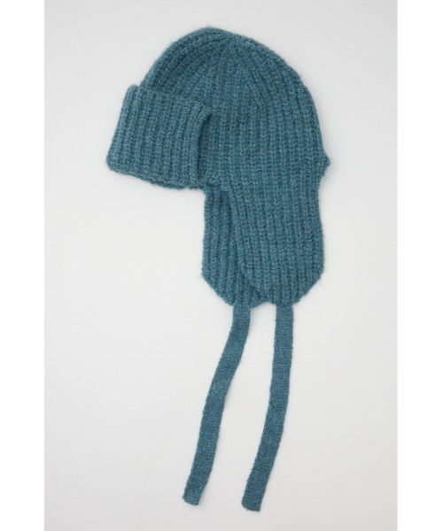 RODEO CROWNS WIDE BOWL（ロデオクラウンズワイドボウル）の「イヤーフラップニットキャップ（キャップ・レディース・ブルー/グレー/ブラック・FREE）」の9枚目の写真