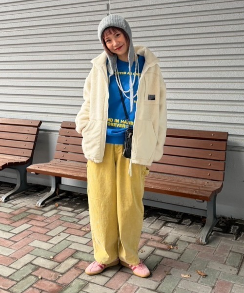 RODEO CROWNS WIDE BOWL（ロデオクラウンズワイドボウル）の「イヤーフラップニットキャップ（キャップ・レディース・ブルー/グレー/ブラック・FREE）」の22枚目の写真