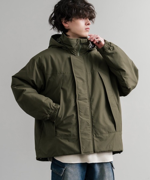 Audience 中綿マウンテンパーカー オリーブ 60/40クロス セール】Audience オーディエンス 60/40クロス SoronaDupont 中綿