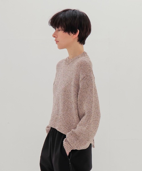 DRESSLAVE（ドレスレイブ）の「back lace up sweater(バックレースアップセーター)（ニット/セーター・レディース・イエロー/ブルー・38）」の3枚目の写真