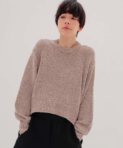 DRESSLAVE（ドレスレイブ）の「back lace up sweater(バックレースアップセーター)（ニット/セーター・レディース・イエロー/ブルー・38）」の4枚目の写真