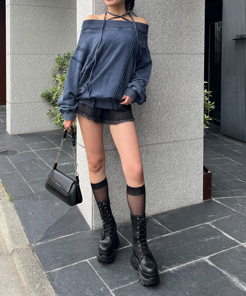 【新品未開封】スパイラルガール チョーカーピグメントオーバーチュニック チョーカーピグメントオーバーチュニック｜SPIRALGIRL スパイラル