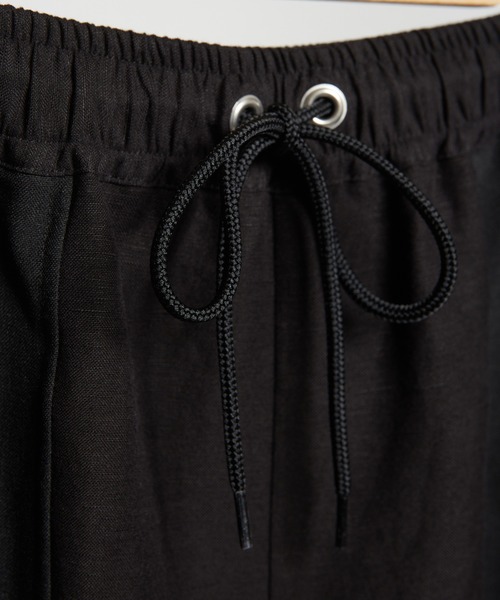 GOMME HOMME（ゴムオム）の「リネンレーヨンゲーミングパンツ（その他パンツ・レディース・ブラック・MEDIUM）」の4枚目の写真