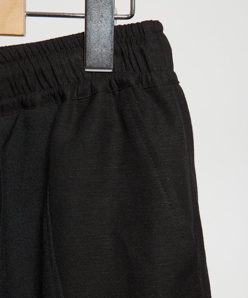 GOMME HOMME（ゴムオム）の「リネンレーヨンゲーミングパンツ（その他パンツ・レディース・ブラック・MEDIUM）」の5枚目の写真