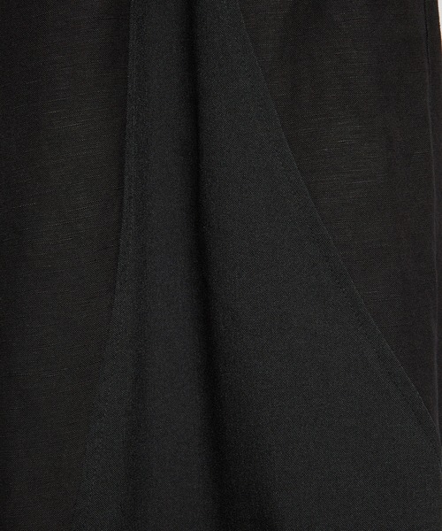 GOMME HOMME（ゴムオム）の「リネンレーヨンゲーミングパンツ（その他パンツ・レディース・ブラック・MEDIUM）」の6枚目の写真