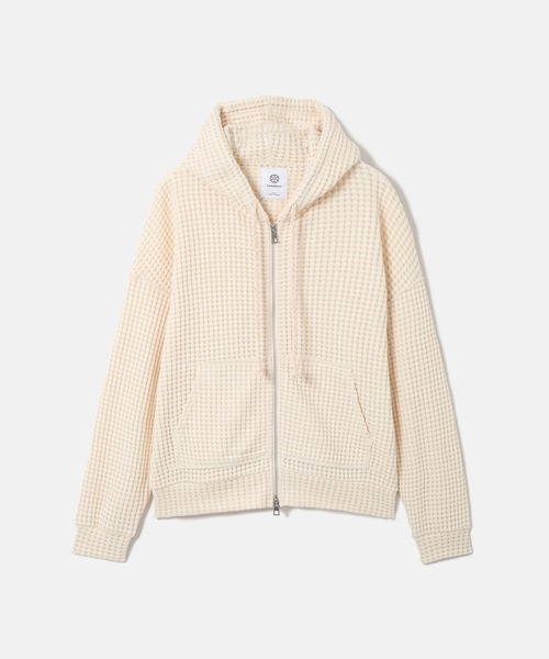 SEAGREEN(シーグリーン)の「SEAGREEN(シーグリーン) BIG WAFFLE HOODIE(パーカー・レディース・ブラック/クリーム/ブラウン/ネイビー・1/2/3)」の3枚目の写真