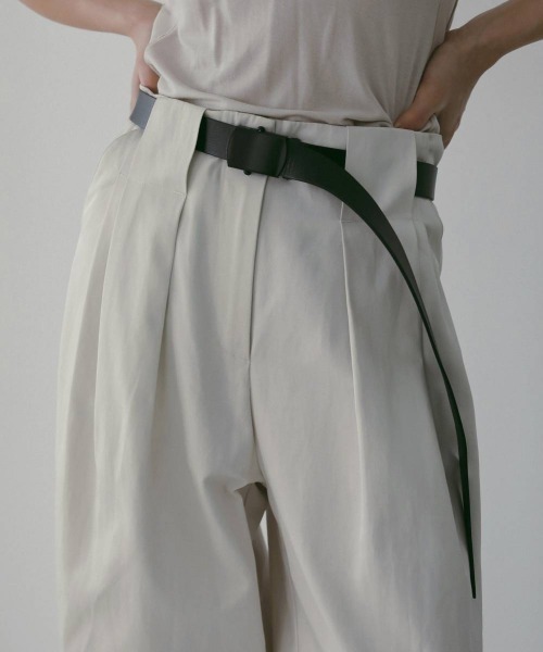 anuke(アンヌーク)の「anuke Twill Loose Pants ツイルルーズパンツ/62610708(その他パンツ・レディース・ベージュ/アイボリー・36/38)」の7枚目の写真
