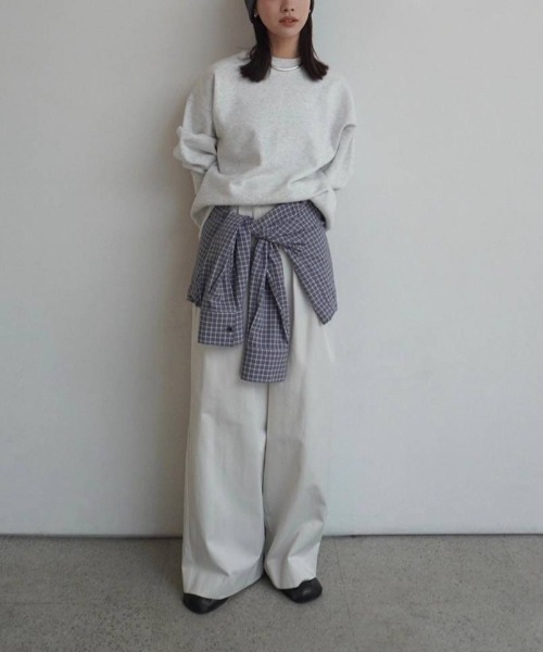 anuke(アンヌーク)の「anuke Twill Loose Pants ツイルルーズパンツ/62610708(その他パンツ・レディース・ベージュ/アイボリー・36/38)」の17枚目の写真