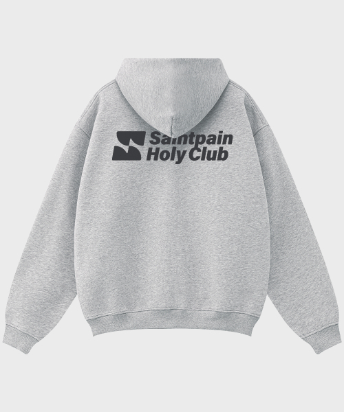 SAINTPAIN(セイントペイン)の「SPクラブオーバーサイズフードジップアップメランジグレー(パーカー・レディース・その他・MEDIUM/LARGE)」の2枚目の写真