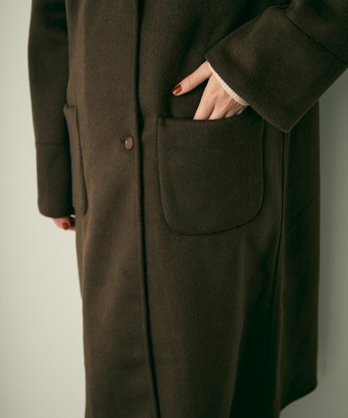 Lunea（ルネア）の「ステンカラーコート（ステンカラーコート・レディース・ブラウン/ナチュラル/グレー・FREE）」の11枚目の写真