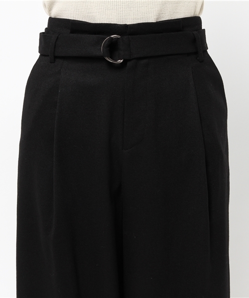 SLOBE IENA（スローブイエナ）の「《追加》ベルトツキワイドタックパンツ◆（その他パンツ・レディース・ブラック/キャメル/グレー・40/38/36）」の22枚目の写真
