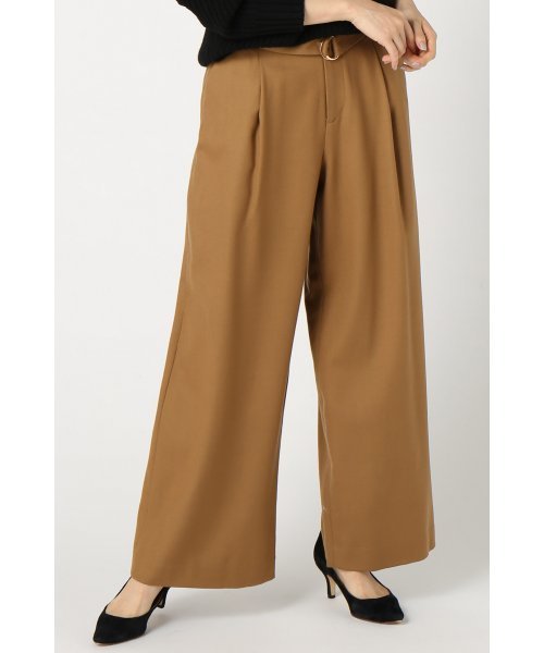 SLOBE IENA（スローブイエナ）の「《追加》ベルトツキワイドタックパンツ◆（その他パンツ・レディース・ブラック/キャメル/グレー・40/38/36）」の11枚目の写真