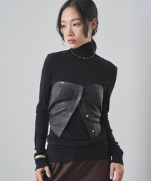 Whim Gazette | レザービスチェ(その他トップス)