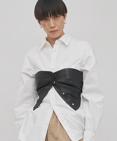 Whim Gazette（ウィムガゼット）の「レザービスチェ（その他トップス・レディース・ブラック・FREE）」の12枚目の写真