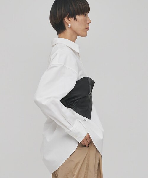 【極美品✨】 ウィムガゼット 2025年 ジュートライクビスチェ 38 Whim Gazette（ウィムガゼット）の「レザービスチェ（その他トップス