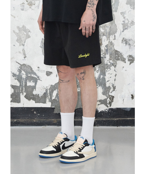 LIMELIGHT APPAREL(ライムライトアパレル)の「アパレルスクリプトロゴナイロンショーツ(ブラック/ライムライト)(その他パンツ・メンズ・その他・SMALL/MEDIUM/LARGE/X-LARGE/XX-LARGE)」の1枚目の写真