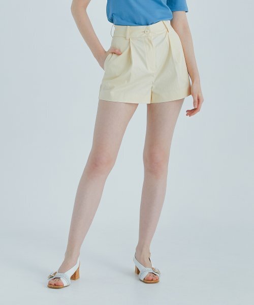MODERNABLE(モダンエイブル)の「ハイウエストベーシックコットンパンツ - アイボリー(その他パンツ・レディース・その他・MEDIUM/SMALL)」の1枚目の写真