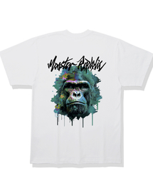 リアルフェイス ミックスグリーン Tシャツ ホワイト