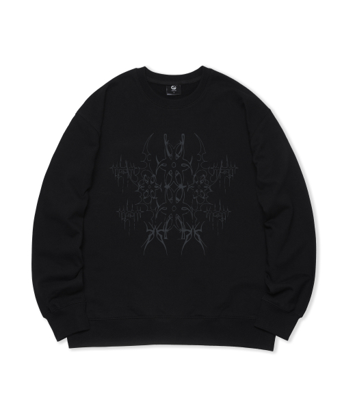CAMEL WORK(キャメルワーク)の「バタフライスウェットシャツ(ブラック)(スウェット・メンズ・その他・LARGE/X-LARGE/MEDIUM)」の2枚目の写真