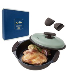 Toffyマルシェ（トフィマルシェ）の「【公式オンライン店舗限定】【ギフトスリーブ付き】Toffy 電子レンジ用 グリル鍋（キッチンツール）」