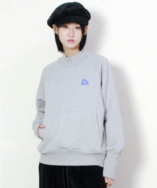 DEMARC(ドゥマーク)の「ハイネックスティッチラグラン起毛マンツーマン グレー(スウェット・レディース・その他・LARGE/MEDIUM)」の3枚目の写真