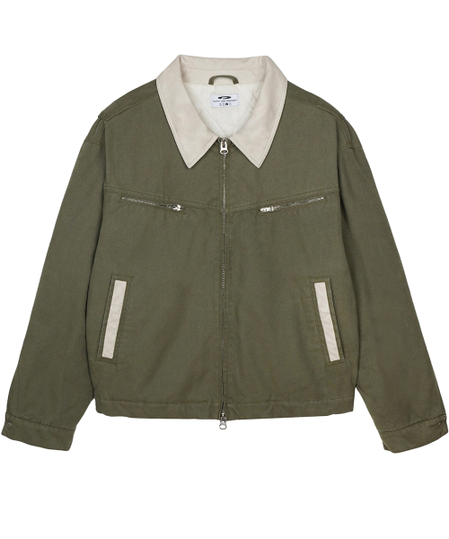 FDR(エフディーアール)の「Vintage Wash Trucker Quilting Jacket Khaki(デニムジャケット・メンズ・その他・SMALL/MEDIUM/LARGE)」の6枚目の写真