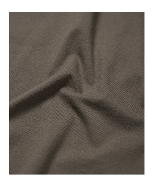 ETCE(イーティーシーイー)の「CURVED HENLEY NECK TEE (BROWN)(Tシャツ/カットソー・メンズ・その他・LARGE/X-LARGE/MEDIUM)」の6枚目の写真