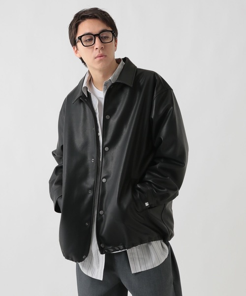 GEORGE'S(ジョージズ)の「レザーブルゾン(ブルゾン・メンズ・ブラック・MEDIUM/LARGE)」の21枚目の写真