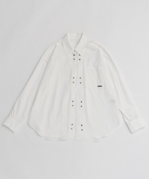 MAISON SPECIAL（メゾンスペシャル）の「【PRE-ORDER】Sheer Shirt/シースルーシャツ（シャツ/ブラウス・レディース・ホワイト/ライトイエロー/ブルー・FREE）」の2枚目の写真