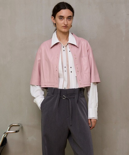 MAISON SPECIAL（メゾンスペシャル）の「【PRE-ORDER】Sheer Shirt/シースルーシャツ（シャツ/ブラウス・レディース・ホワイト/ライトイエロー/ブルー・FREE）」の18枚目の写真