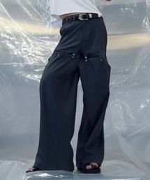 Chikashitsu + | 【CS】FLOW FIT DRAPE SLACKS / 【シーエス】フローフィットドレープスラックス(スラックス)