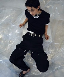 Chikashitsu + | 【CS】FLOW FIT DRAPE SLACKS / 【シーエス】フローフィットドレープスラックス(スラックス)