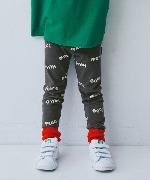 p.premier（ピードットプルミエ）の「イロチ買いしたいnobi－nobiストレッチレギパン_ジュニア対応（その他パンツ・キッズ・ブラック/アイボリー/サックスブルー/ブルー/グレー/オフホワイト/ブラウン/グリーン/ピンク/レッド/チャコール/マスタード/イエロー・80/90/100/110/120/130/140）」の5枚目の写真